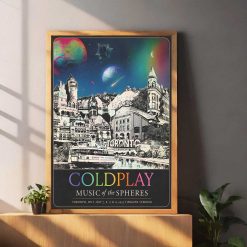 coldplay concert tour music of the spheres july 07 08 11 12 2025 toronto rogers stadium tonight in toronto setlist canvas poster 2