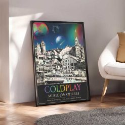 coldplay concert tour music of the spheres july 07 08 11 12 2025 toronto rogers stadium tonight in toronto setlist canvas poster 3