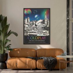 coldplay concert tour music of the spheres july 07 08 11 12 2025 toronto rogers stadium tonight in toronto setlist canvas poster 5
