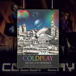 coldplay concert tour music of the spheres july 07 08 11 12 2025 toronto rogers stadium tonight in toronto setlist canvas poster