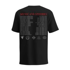 coldplay music of the spheres tour unisex t shirt 2025 alien radio artwork cities dates concert tee 2