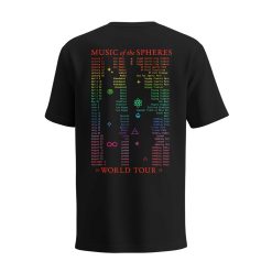 coldplay music of the spheres tour unisex t shirt 2025 we are all one in the universe concert tee world tour cities dates 2