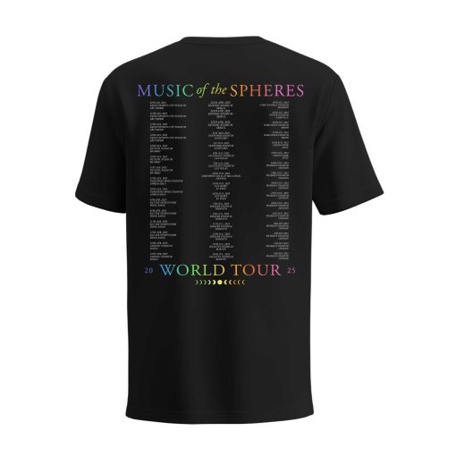 coldplay music of the spheres tour unisex t shirt january 09111314 2025 tonight in abu dhabi concert tee zayed sports city stadium 2