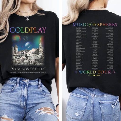 coldplay music of the spheres tour unisex t shirt january 09111314 2025 tonight in abu dhabi concert tee zayed sports city stadium 3