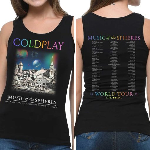 coldplay music of the spheres tour unisex tanktop january 09 11 13 14 2025 abu dhabi zayed sports city show tonight in abu dhabi concert tank 3