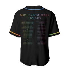 maglietta vintage coldplay music of the spheres world tour baseball jersey 2025 band photo cities dates tonight in 2025 limited edition 2