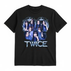 Twice K Pop Group Black Graphic T Shirt - Thundermerch.com