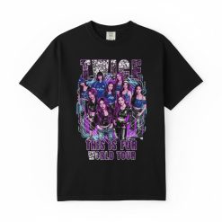 Official Twice This Is For World Tour K Pop Graphic T Shirt Black Fan Merch Tee - Thundermerch.com