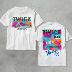 Official Twice World Tour 2025 2026 Belmont Park Graphic T Shirt K Pop Fan Concert Merch - Thundermerch.com