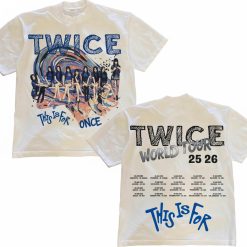 Twice World Tour 25 26 K Pop Fan T Shirt Official Once Concert Merchandise Apparel - Thundermerch.com