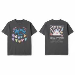 Twice World Tour North America T Shirt Official Once Twice Concert Merch Washed Black Cotton Tee - Thundermerch.com